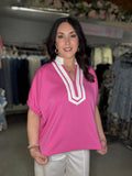 The Hamptons Contrast Top