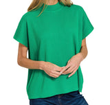 Mock Neck Vest Top