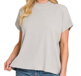 Mock Neck Vest Top