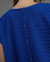 Royal Textured Top