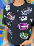 Touch Down Sequin Tee