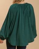 Stand Out Emerald Blouse